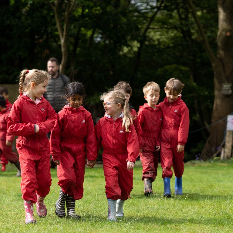 pupils walking