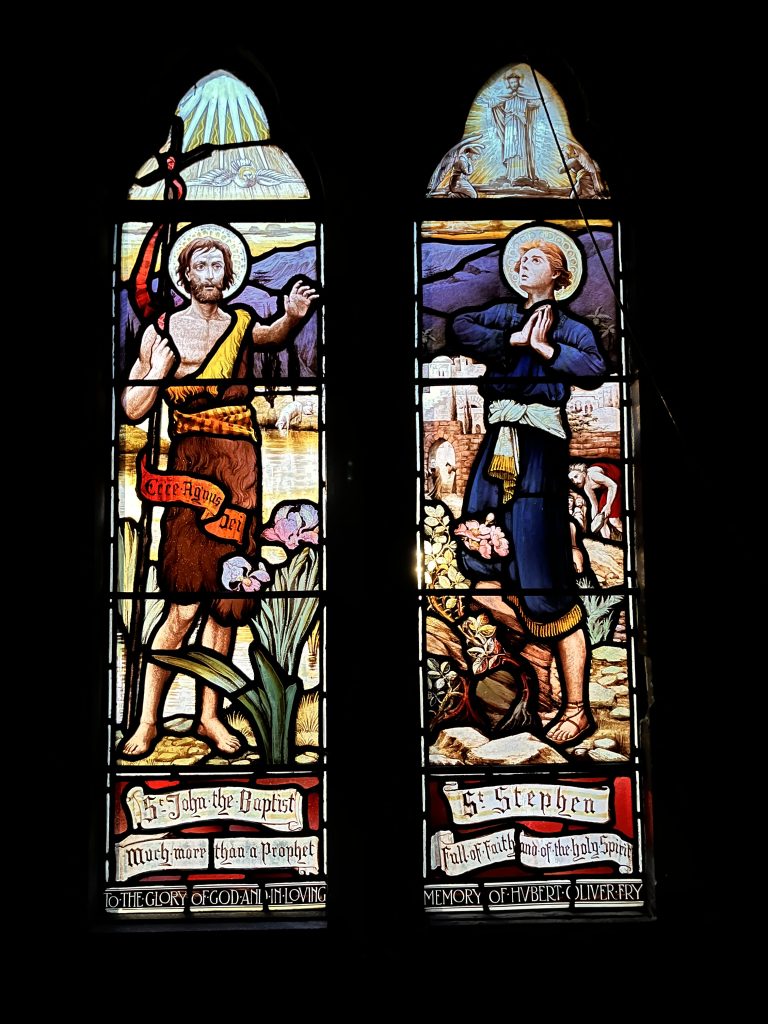 stained glass windows