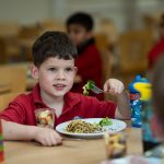 boy eating his lunch