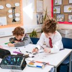 students in a classroom