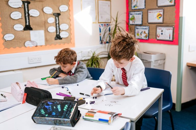 students in a classroom