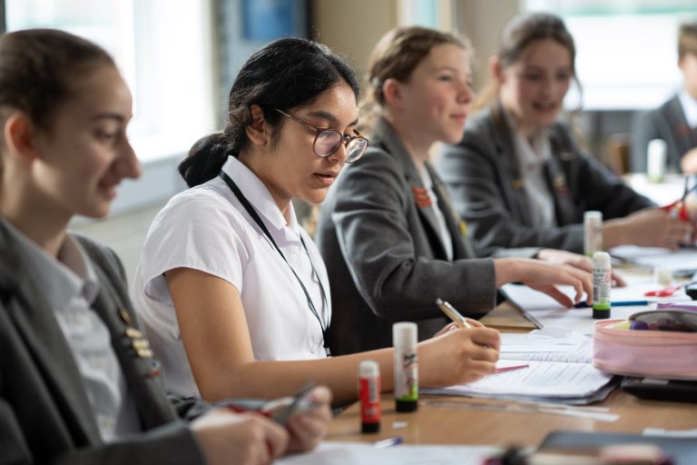 students in the classroom