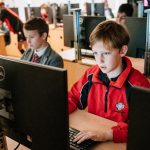 students in a PC room